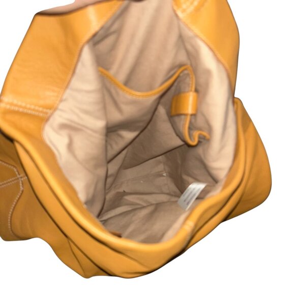 leather caramel talbots tawny shoulder bag large STUNNING LUXE - Picture 7 of 7